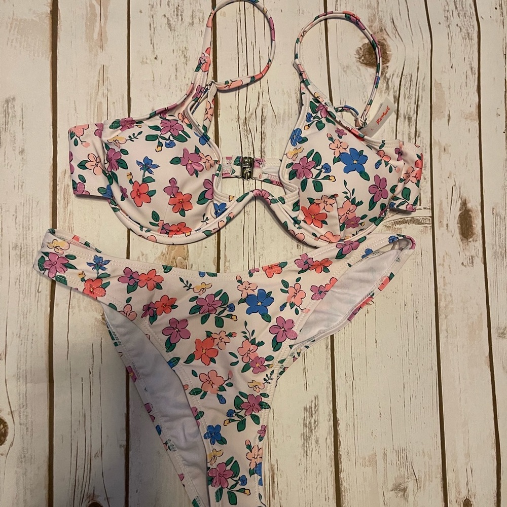 White bikini size large